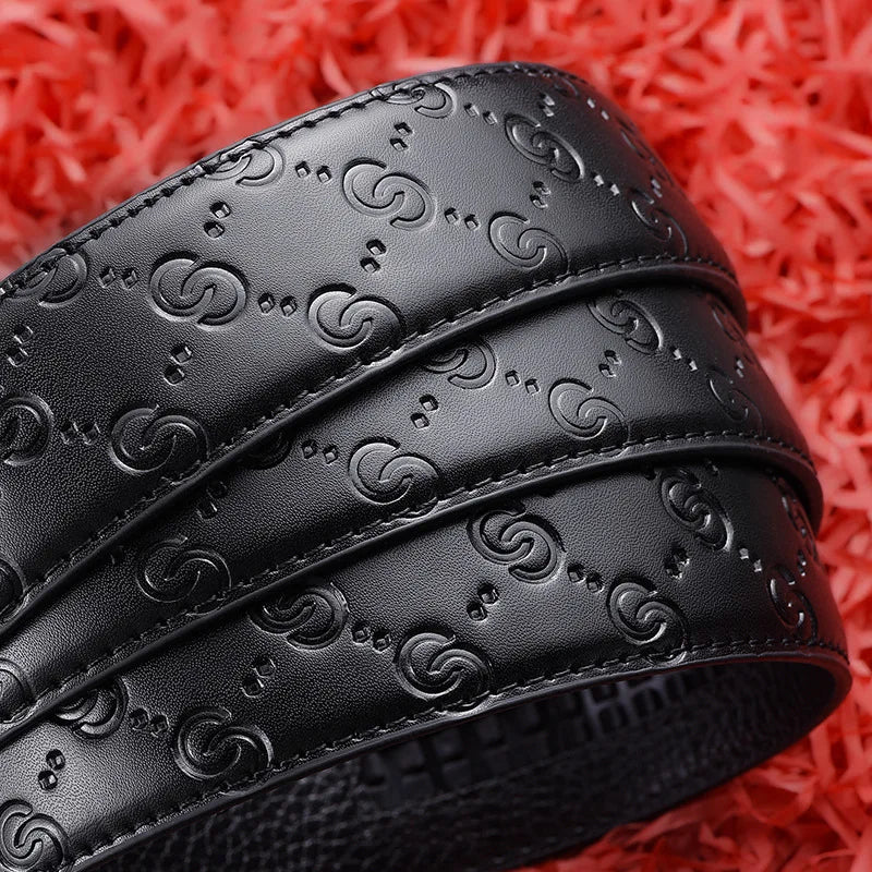 Ceinture élégante pour homme – Boucle en alliage de luxe, cuir souple