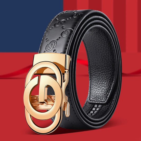 Ceinture élégante pour homme – Boucle en alliage de luxe, cuir souple